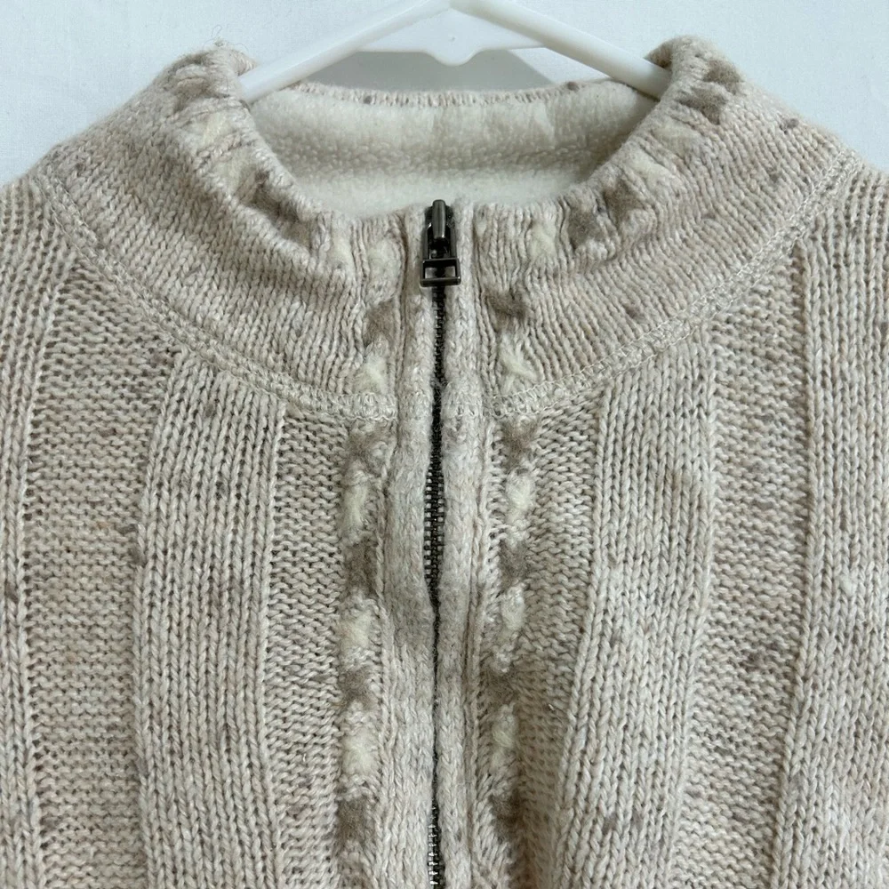Woolrich Ramie and Wool Blend Quarter Zip Sweater Size‎ Small